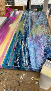 ⸻

🌊 Commission Reveal 🌊
A bold 140 x 60cm seascape — and what a joy it’s been! 
🌊
Challenging? Yes. Daunting? A little. But capturing personal coastal memories in paint — of places I know — is something I truly connect with.
🌊
This artwork reflects a shoreline I’ve loved and walked — which added a real emotional depth when painting it. I’ve built up textured layers using natural materials to evoke not just how it looks, but how it feels — windswept, vibrant, and alive ( underfoot…) — with the glow of an evening sky and the setting sun catching across the shore. 

Commissioned piece : Named by the Collector. 140x 60 cm 

#CommissionedArt #MemoryInPaint #SeascapeStories #ArtThatConnects #CoastalMemories #EmotiveLandscape #PaintingFromExperience #ArtOfPlace #SeashoreInspiration #MeaningfulArt #PersonalLandscape #TextureAndTone#memories