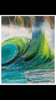 A bittersweet moment… these dramatic  Atlantic waves have been my companions throughout the spring, layer by layer capturing their energy, movement and voice. 
I’m actually sad to see them leave as they’ve brightened up my life. Yet I’m truly delighted that they have found a home where they can bring their spirit, colour and power of the sea to someone who sadly can no longer make that journey themselves.

May they carry the sound of the surf and the joy of the ocean every single day!

This reel brings together different compositions of the two paintings, stitched together in changing pairings to celebrate their vibrant colour, emotion and movement one final time. 

Atlantic Crescendo still on display at Field View Studio for one more weekend…

📅 Fri 12 – Sun 14 & Fri 19 – Sun 21 June⏰ 10.30am–5.30pm📍 Field View, Castle Street, Wingrave, Bucks, HP22 4PT

(Images courtesy of Cornish Photographer Mike Lacey)

#BucksArtWeeksOfficial #AtlanticWaveArt #SeascapePainting #ContemporaryArt #BritishArtist