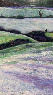 This heat, exhausting, and prolonged - we  clocked 38 degrees nr Milton Keynes last week!  So i’ve  been enjoying spending a little time  somewhere cooler — on the wintery Downs, with frosty greens, tinted snow and a very chilly breeze. ❄️🌬️

I’ve finally got round to adding  kites to this painting - of the bird variety as opposed to family kite flying, spot the double meaning!

Red Kites have been particularly active during the summer, soaring above our garden granting plenty of opportunity to observe them in flight - but I did consult a friendly bird enthusiast to consider how to place them on the Downs against the skies of a 2D painting. Thanks Lee!

So, at last, ‘Kite Flying over the Downs’ has its authentic kites!

Very much cooler, much more breezy and… just what we need during all  this summer heat.

60x60x4cm on deep edge canvas and ready to hang. 

#RedKites#paintmemories #DownsLandscape #wildlifepainting#bucksartweeksofficial
